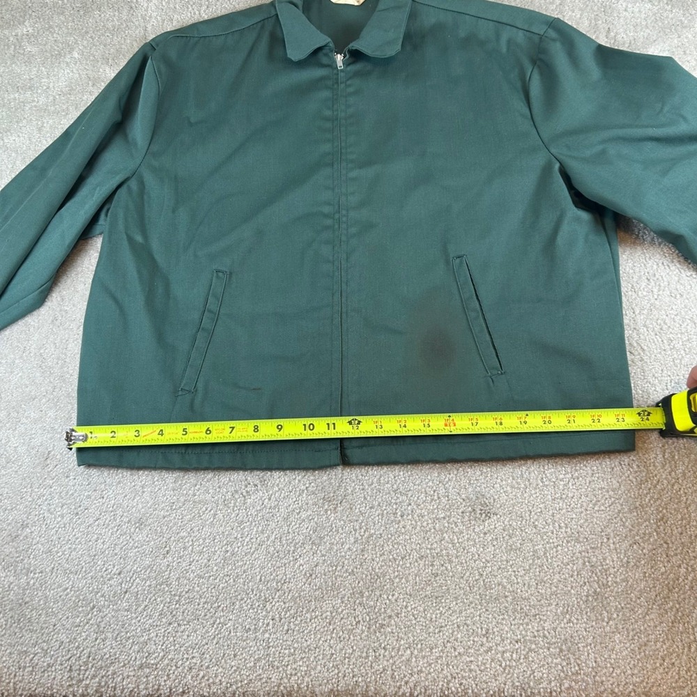 True Vintage 60s Big Mac Penn Prest Work Jacket Men's XL Green Full Zip Workwear - Picture 10 of 16